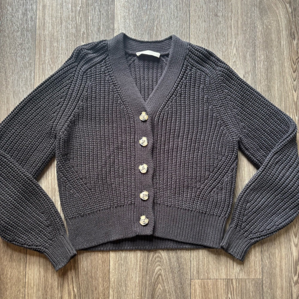 Everlane 100% Cotton Knit Button Up Cardigan